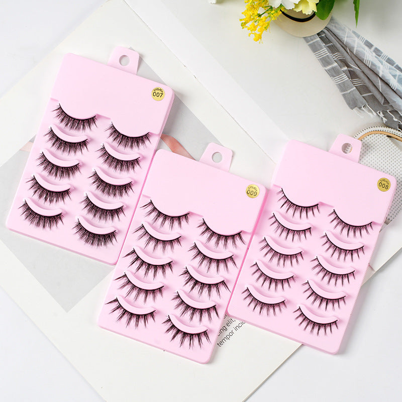 5 Pairs False Eyelashes