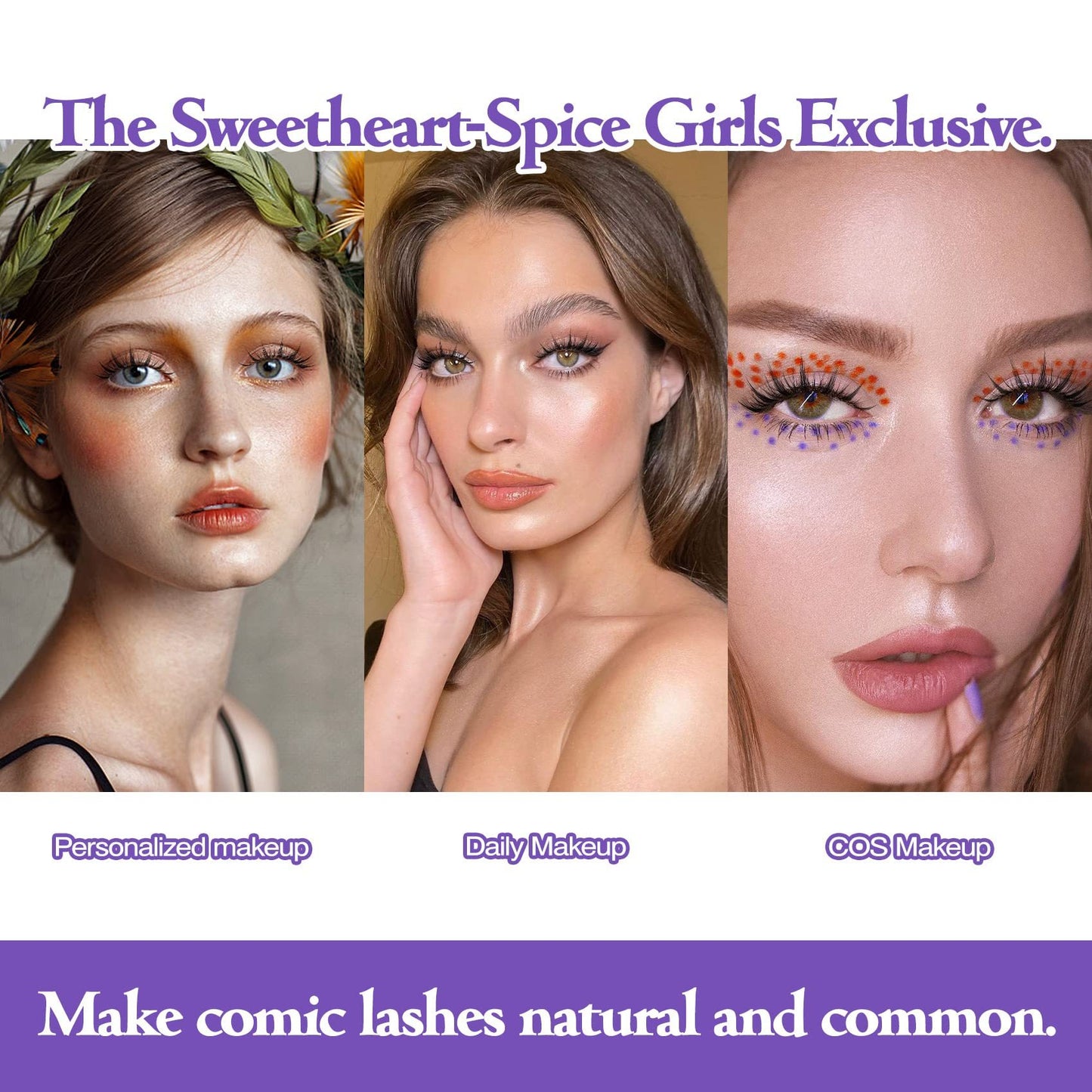 5 Pairs False Eyelashes